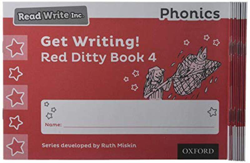 

Read Write Inc Phonics Get Writing! Red Ditty Book 4 Pack of 10 by Warren Wiersbe-Paperback