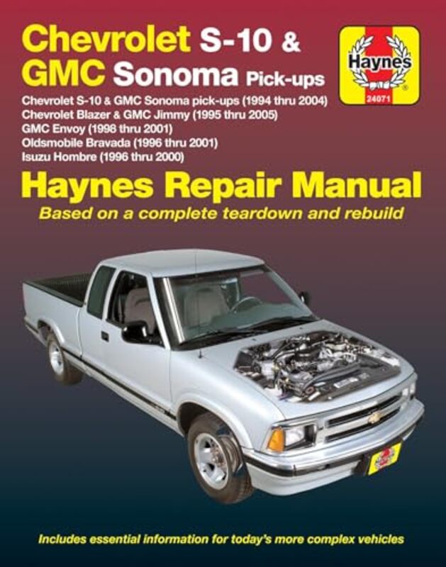 Chevrolet S10 and Blazer 9405 by Haynes Publishing..Paperback