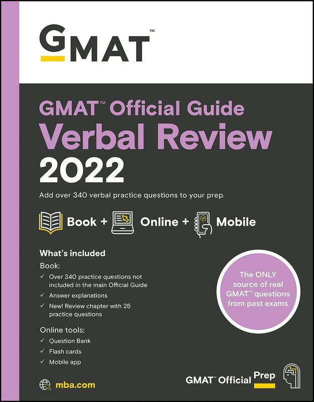 

Gmat Official Guide Verbal Review 2022: Book + Online Question Bank, Paperback Book, By: GMAC (Graduate Management Admission Council)
