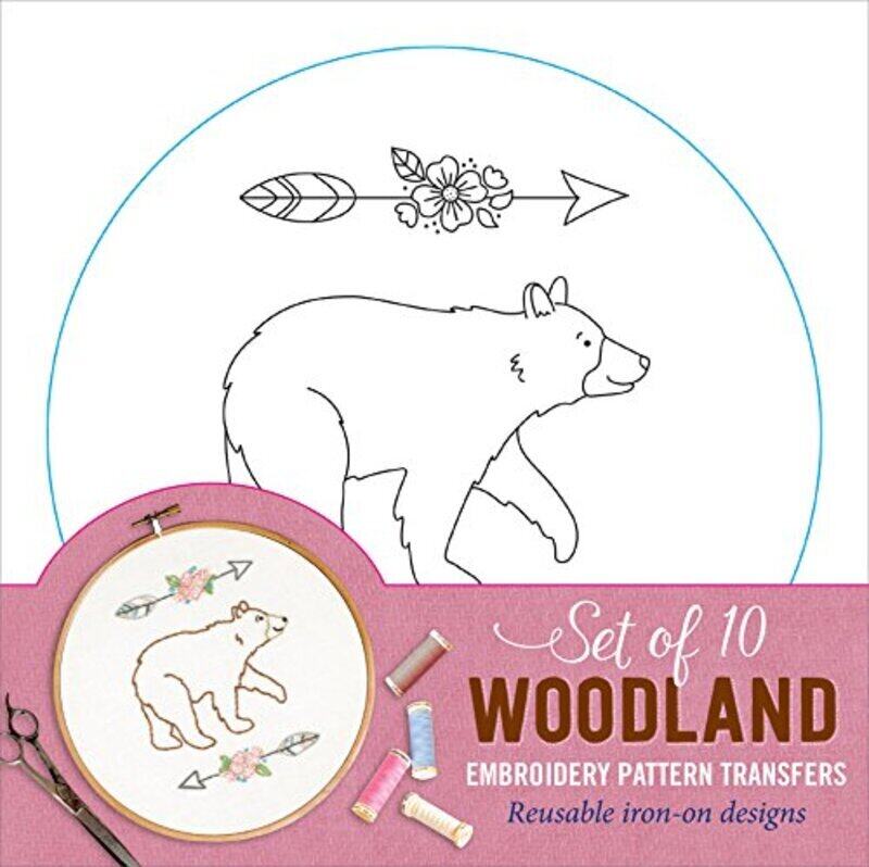 

Embroidery Transfers Woodland , Paperback by Inc Peter Pauper Press