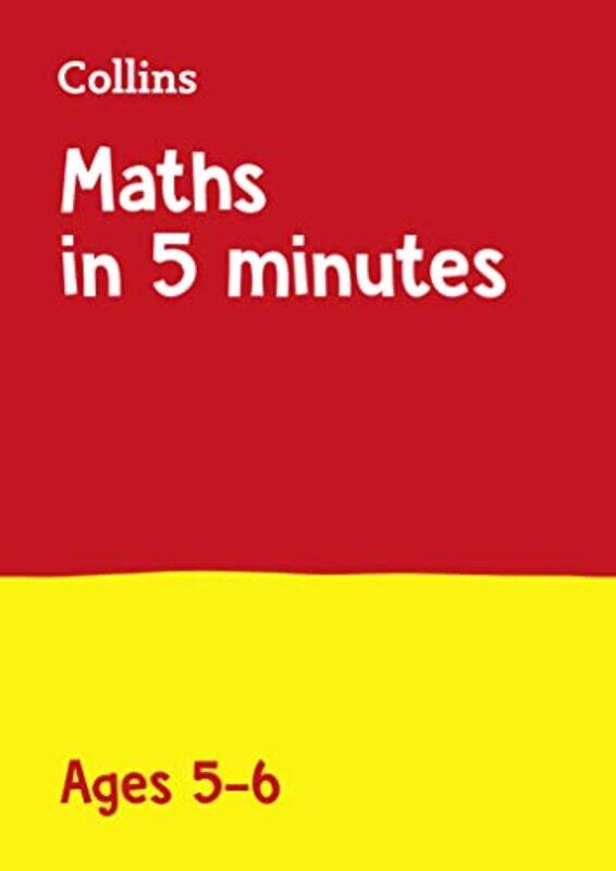 

Maths in 5 Minutes a Day Age 56 by Collins KS1-Paperback