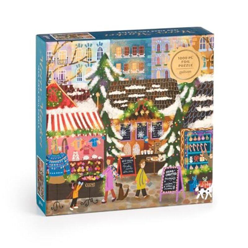 

Merry Market 1000Pc Foil Puzzle In A Squ By Laforme Joy - Hardcover