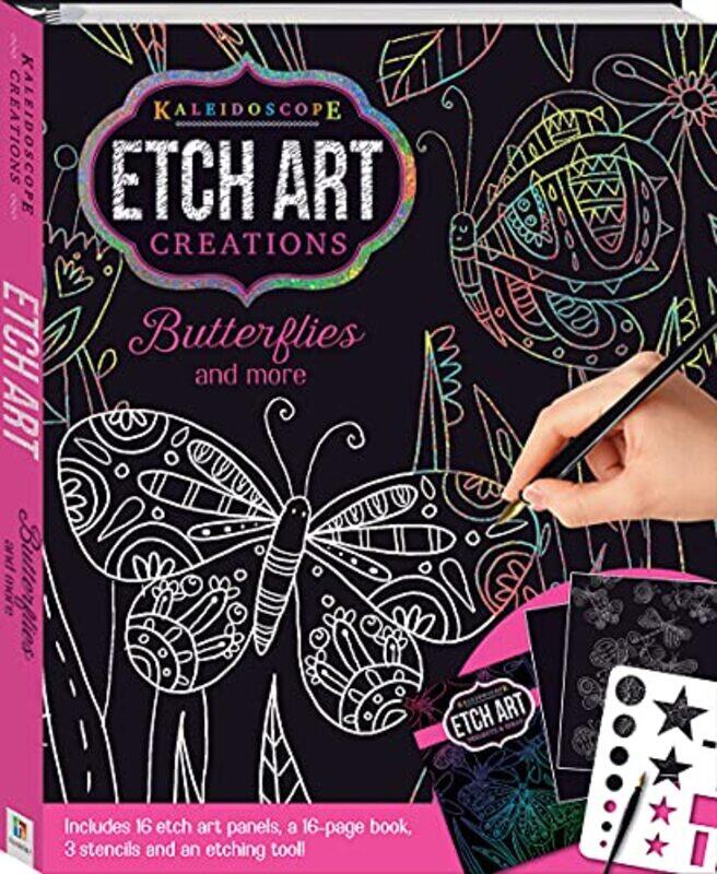 

Kaleidoscope Etch Art Creations Butterflies And More By Pty Ltd, Hinkler -Paperback