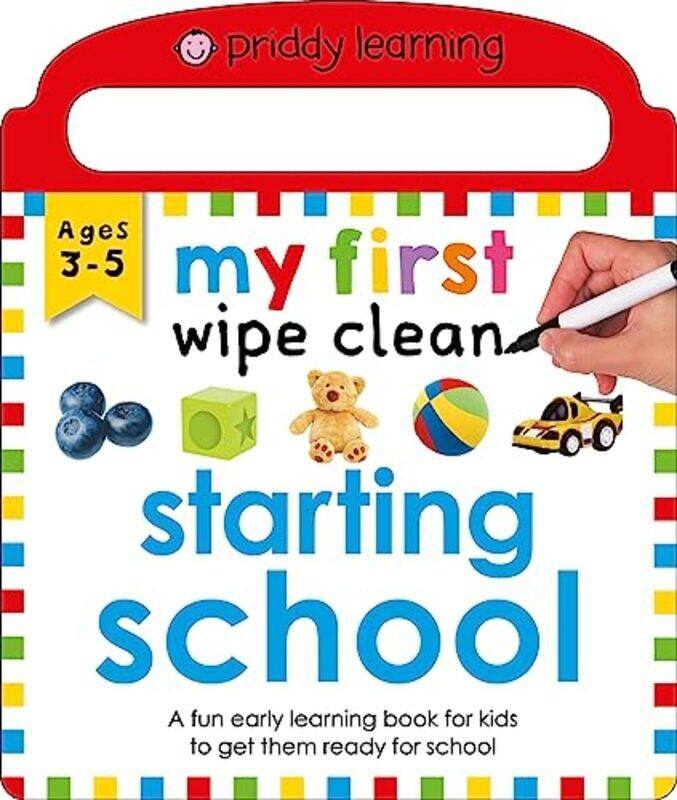 

My First Wipe Clean Starting School By Priddy Roger Paperback