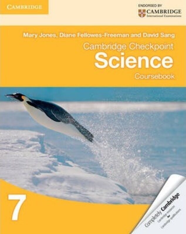 

Cambridge Checkpoint Science Coursebook 7.paperback,By :Jones, Mary - Fellowes-Freeman, Diane - Sang, David