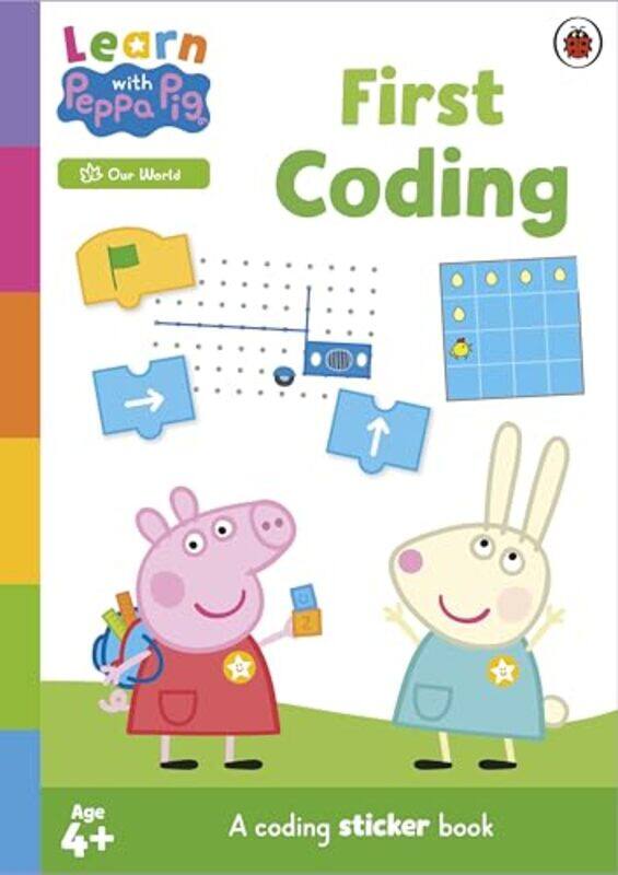 

Learn with Peppa First Coding sticker activity book by Peppa Pig-Paperback