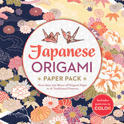Japanese Origami Paper Pack: More than 250 Sheets of Origami Paper in 16 Traditional Patterns, Paperback Book, By: Inc. Sterling Publishing Co.