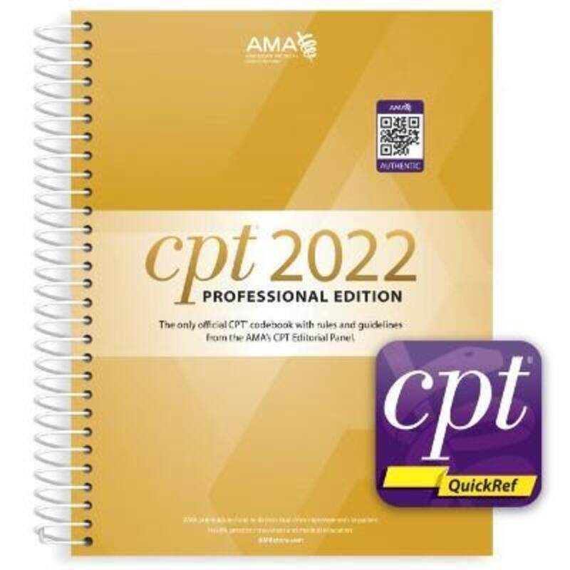 

CPT Professional 2022 and CPT QuickRef app bundle,Paperback,ByAmerican Medical Association