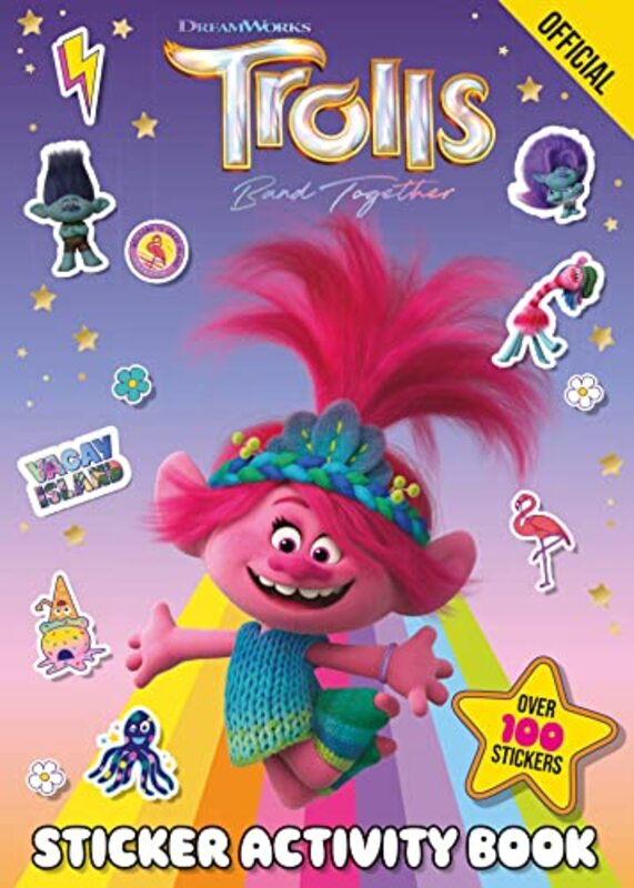 Trolls 3 Sticker Activity Book by Orchard Books-Paperback