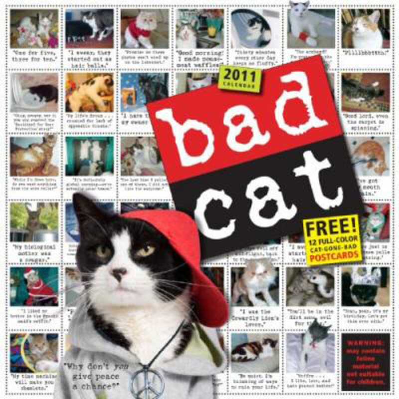 

Bad Cat Wall Calendar 2011, By: Workman Publishing