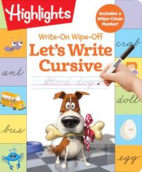 Write-On Wipe-Off: Let'S Write Cursive By Highlights Paperback
