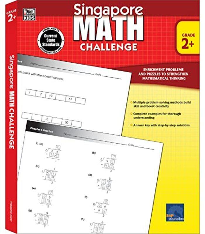 

Singapore Math Challenge, Grades 2 - 5 , Paperback by Singapore Asian Publishers - Carson Dellosa Education