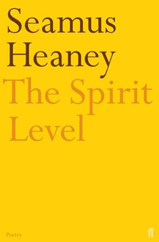 

The Spirit Level by Seamus Heaney-Paperback