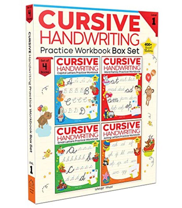 

Cursive Handwriting Small Letters, Capital Letters, Joining Letters and Word Family : Level 1 Prac Paperback by Wonder House Books