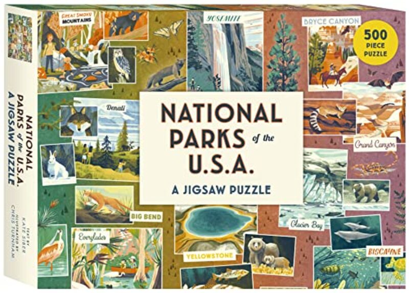 

National Parks Of The Usa Jigsaw Puzzle By Siber Kate - Hardcover