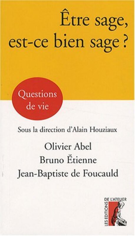 Ethique et sagesse,Paperback,By:Bruno Etienne