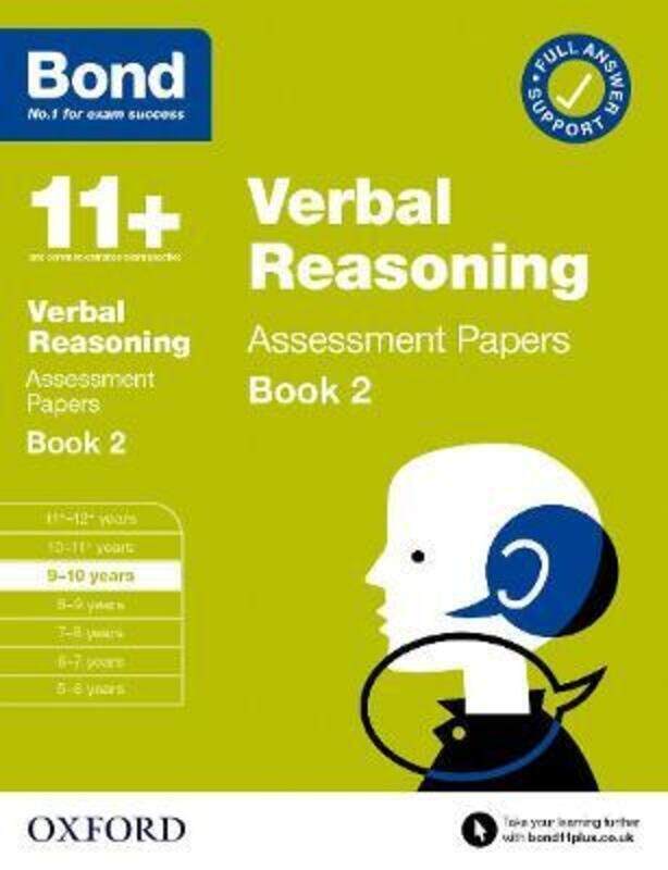 

Bond 11+ Verbal Reasoning Assessment Papers 9-10 Years Book 2,Paperback,ByOxford University Press