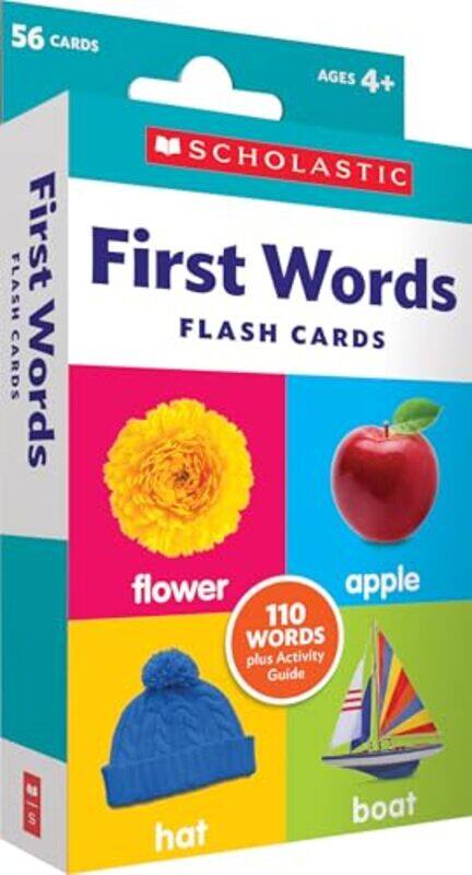 

Flash Cards First Words by Scholastic - Paperback