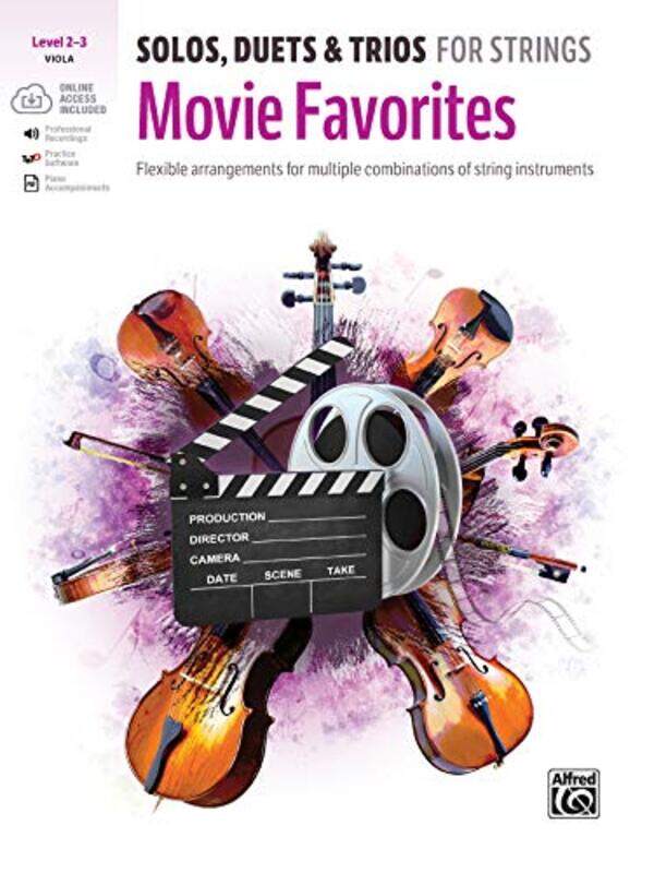 

Solos Duets And Trios For Strings Movie Fa By Viola - Paperback