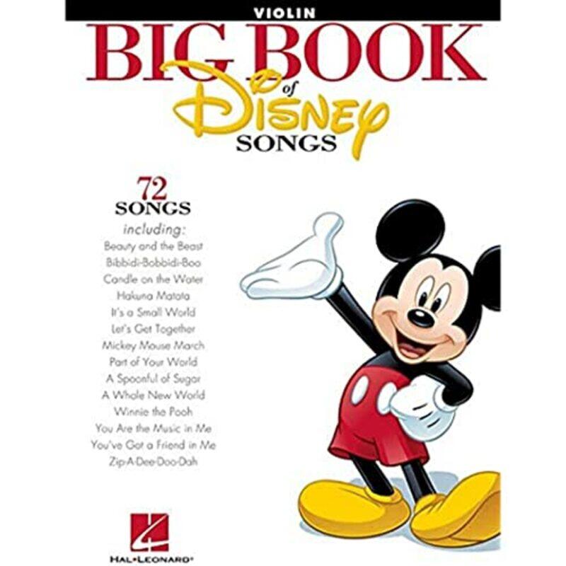 

Big Bk Of Disney Songs Violin By Violin - Paperback