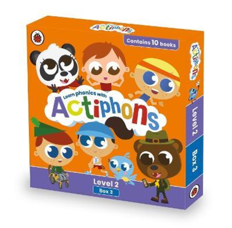 Actiphons Level 2 Box 3: Books 19-28: Learn phonics and get active with Actiphons!.paperback,By :Ladybird
