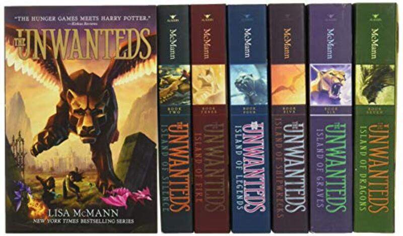 

The Unwanteds Collection: The Unwanteds; Island of Silence; Island of Fire; Island of Legends; Islan , Paperback by Lisa McMann