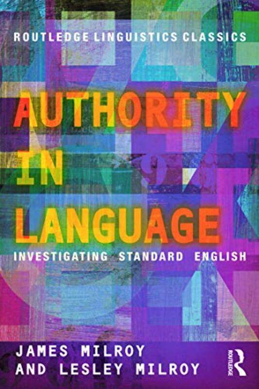 

Authority In Language By James Emeritus Prof...Paperback