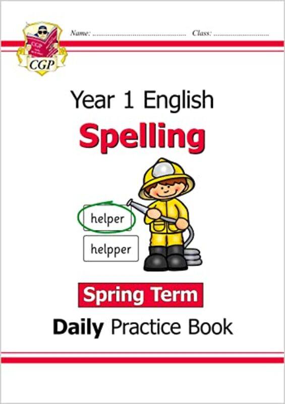 

Ks1 Spelling Year 1 Daily Practice Book Spring Term by CGP Books - CGP Books-Paperback