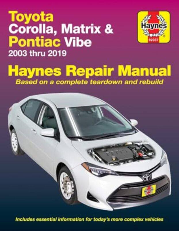 

Toyota Corolla 0319 USA by Haynes Publishing-Paperback