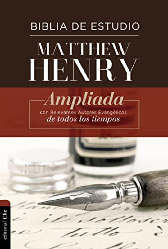 

Rvr Biblia De Estudio Matthew Henry Tapa Dura By Henry, Matthew - Ropero, Alfonso - Hardcover