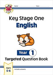 New KS1 English Year 1 Targeted Question Book by CGP Books - CGP Books Paperback