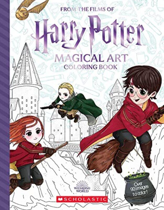 

Harry Potter: Magical Art Coloring Book , Paperback by Cala Spinner