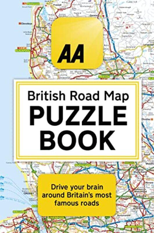 

The AA British Road Map Puzzle Book by Judy Liddell-Paperback