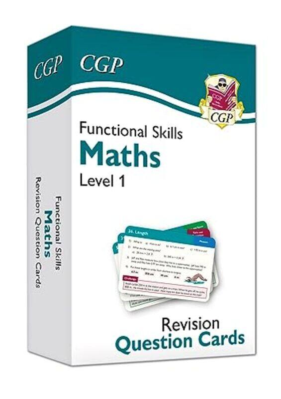 

Functional Skills Maths Revision Question Cards Level 1 by CGP Books - CGP Books Hardcover