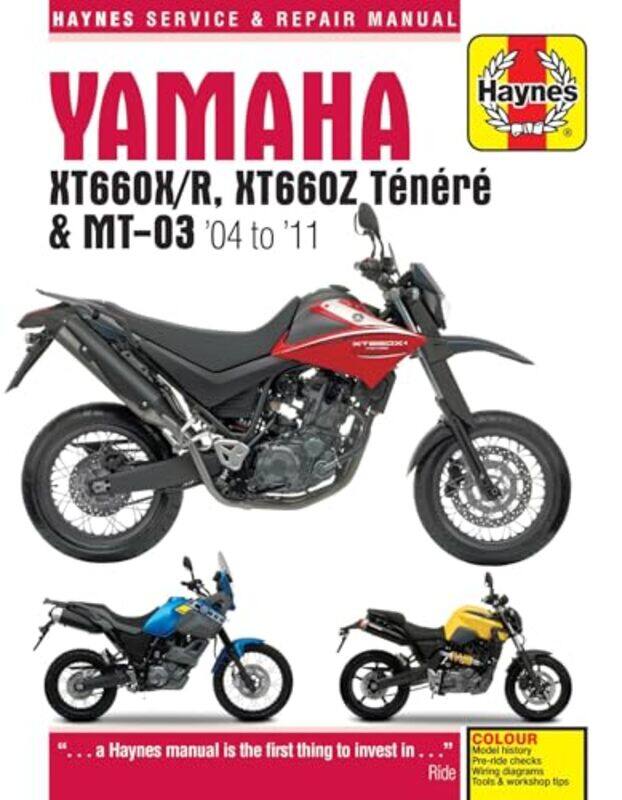 

Yamaha XT660 and MT03 04 11 Haynes Repair Manual by Haynes Publishing-Paperback