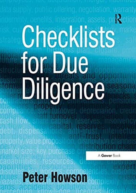 

Checklists For Due Diligence By Howson, Peter - Paperback