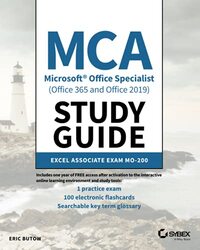 MCA Microsoft Office Specialist Office 365 and Office 2019 Study Guide by Glyn Hudson-Allez-Paperback