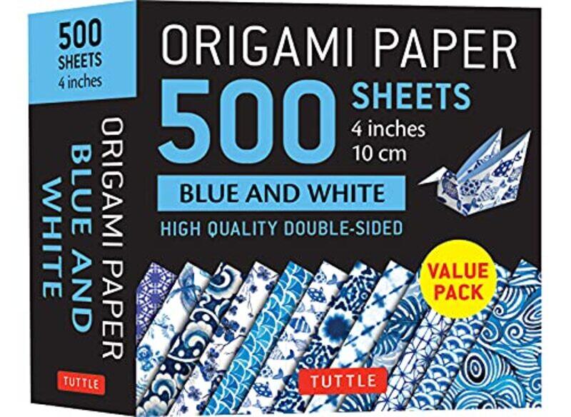 

Origami Paper Blue And White 500 Sheets By Tuttle - Hardcover