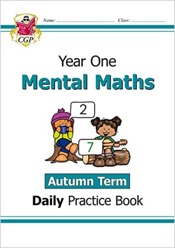 

Ks1 Mental Maths Daily Practice Book: Year 1 - Autumn Term By Cgp Books - Cgp Books Paperback