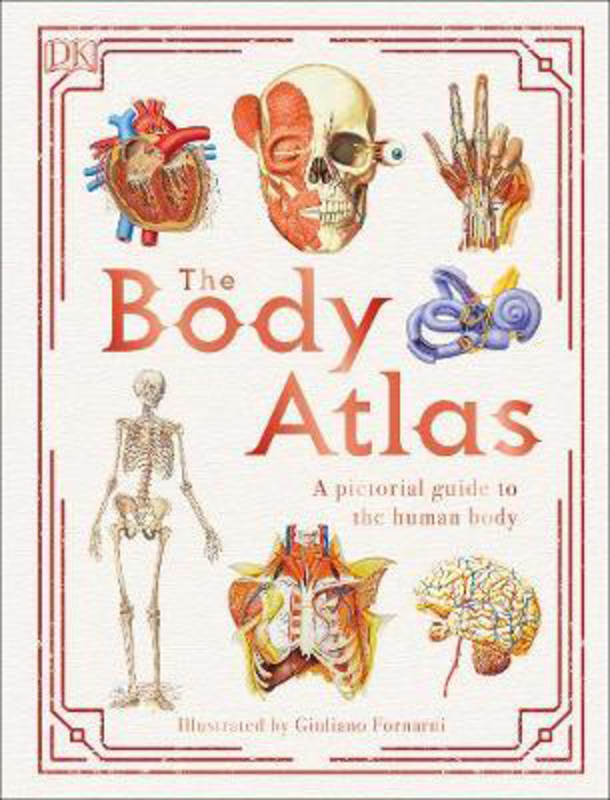 The Body Atlas: a Pictorial Guide to the Human Body, Hardcover Book, By: DK