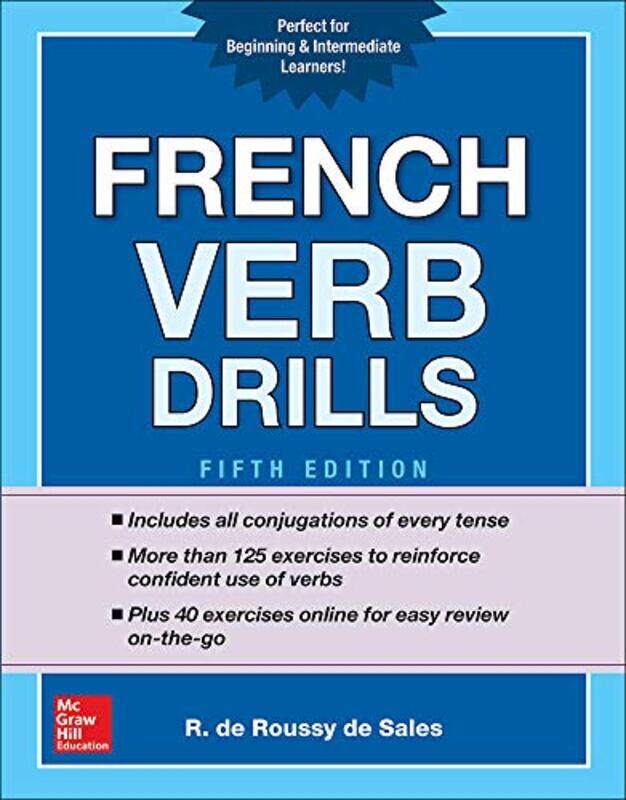 

French Verb Drills Fifth Edition by A Seaman'S Guide Pocket Book-Paperback