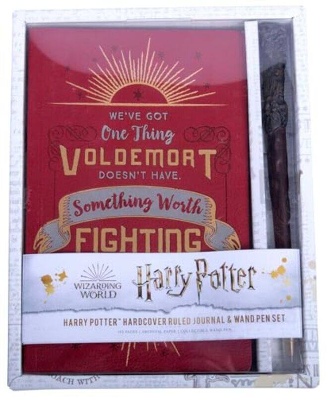 

Harry Potter Harry Potter Hardcover Ruled Journal and Wand Pen Set by Cole BrownNatalie Johnson-Hardcover