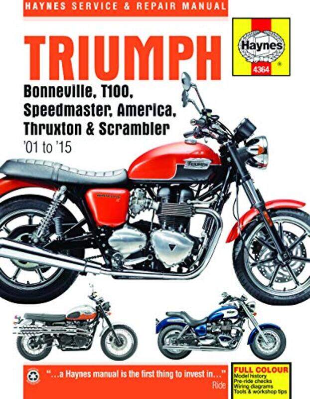 

Triumph Bonneville T100 Speedmaster America Thruxton and Scrambler 01 15 by Penny Cox-Paperback