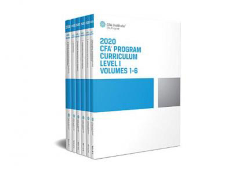 

CFA Program Curriculum 2020 Level I Volumes 1-6 Box Set, Paperback Book, By: CFA Institute