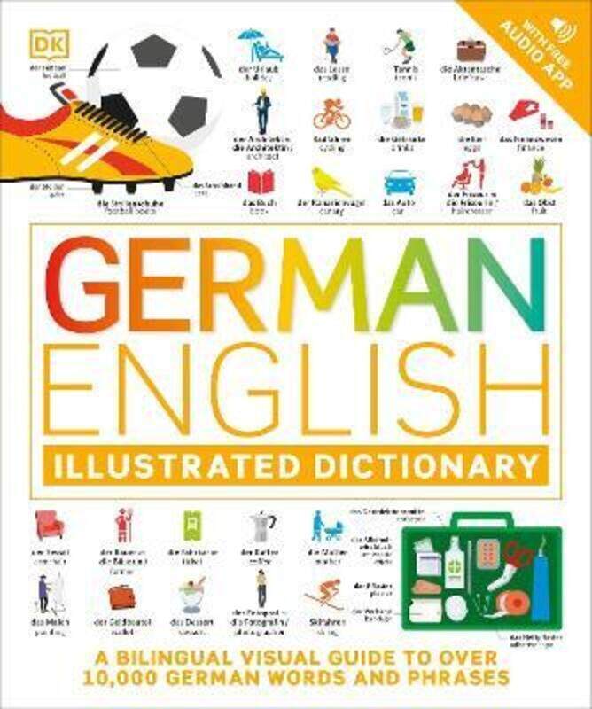 

German English Illustrated Dictionary,Paperback, By:Dk