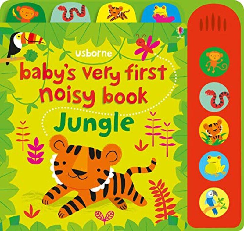 

Babys Very First Noisy Book Jungle Babys Very First Books By Fiona Watt -Paperback