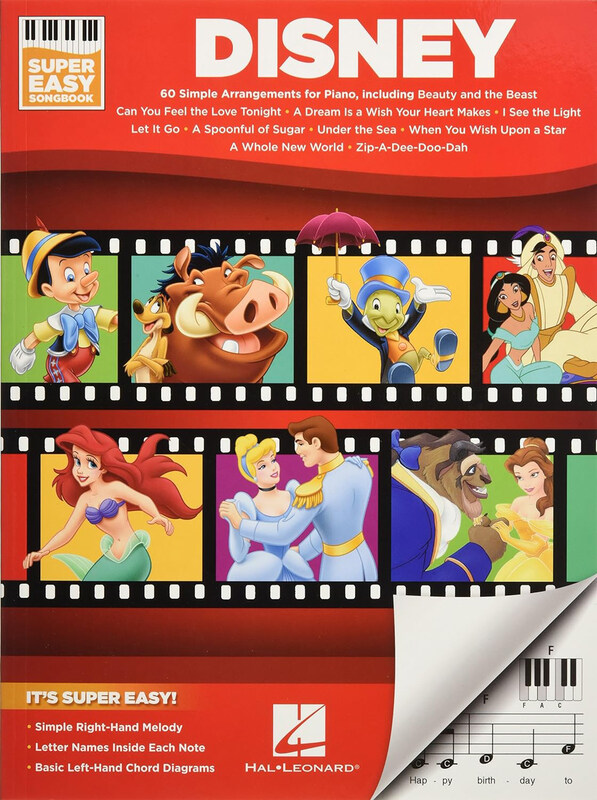 

Disney - Super Easy Songbook: 60 Simple Arrangements for Piano, Paperback Book, By: Hal Leonard Publishing Corporation