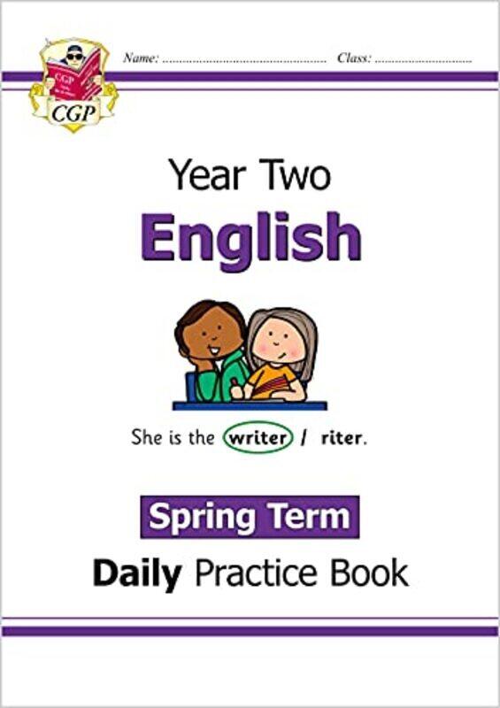 

Ks1 English Daily Practice Book Year 2 Spring Term by CGP Books - CGP Books -Paperback