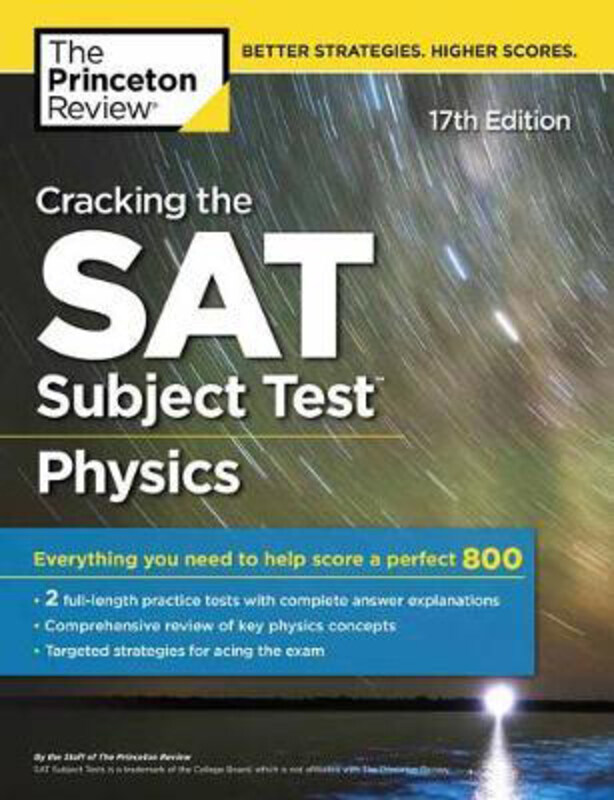 

Cracking the SAT Subject Test in Physics, Paperback Book, By: Princeton Review