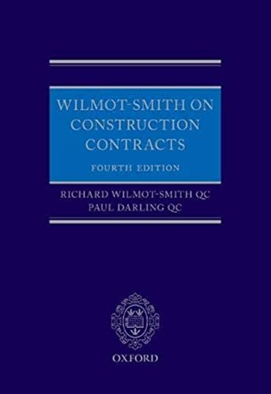 WilmotSmith on Construction Contracts-Hardcover